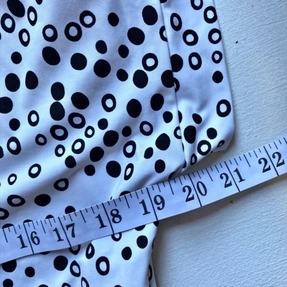 Athena Black White Polka Dot Athletic Dress - Picture 7 of 10